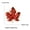 Red, variant on Vintage Rhinestone Maple Leaf Brooches For Women Men Elegant Exquisite Crystal Plant Leaves Brooch Lapel Pin Party Jewelry Gifts