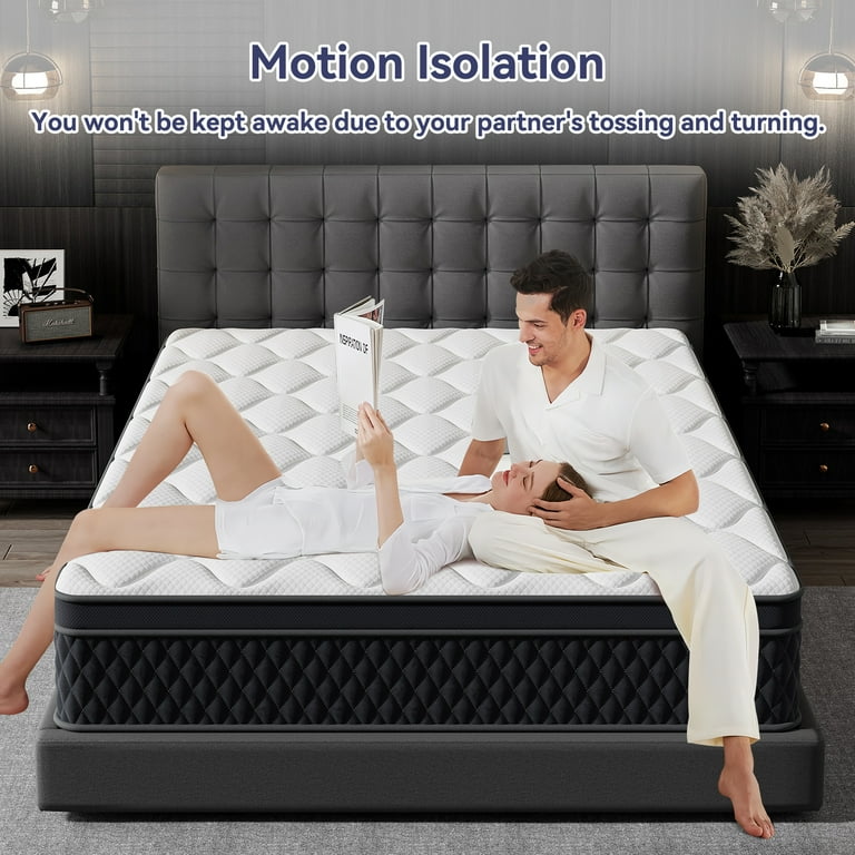 12 inch hybrid full mattress in a box discount