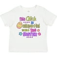 thumbnail image 3 of Inktastic This Chick is Eggspecting to Be a Big Sister with Egg and Flowers Girls Toddler T-Shirt, 3 of 5