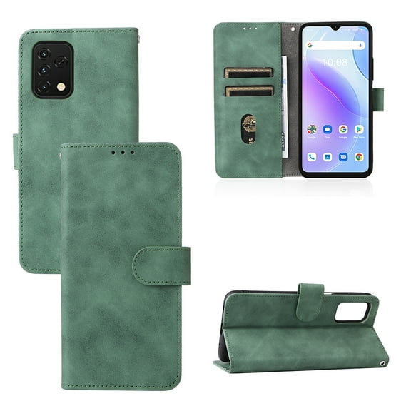 For UMIDIGI A11S Skin Feel Magnetic Buckle Leather Phone Case