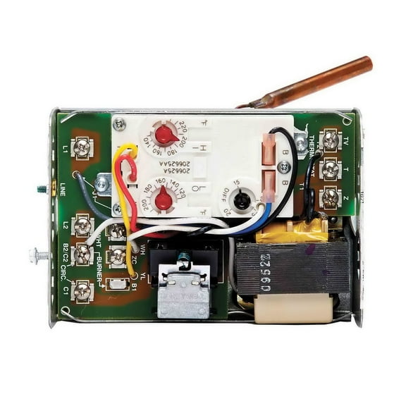 (Price/Each)Honeywell L8124C1003 Triple Aquastat Relay, 120V Burner Control, Horizontal Mount Less Well