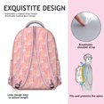 thumbnail image 5 of "Flamingo Print Bookbag for Work & School - Stylish & Durable Backpack, Waterproof Laptop Bag, Fashionable Gift for Women & Men", 5 of 6