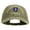 Khaki, variant on U.S. Army 8th Infantry Division Embroidered Washed Solid Pigment Dyed Cotton Twill Brass Buckle Cap - Olive OSFM