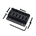 thumbnail image 3 of Homgeek 6 String 65mm Metal Fixed Guitars Hardtail Saddle Bridges Guitar Tailpiece Bridges Electric Guitar Accessory, 3 of 6