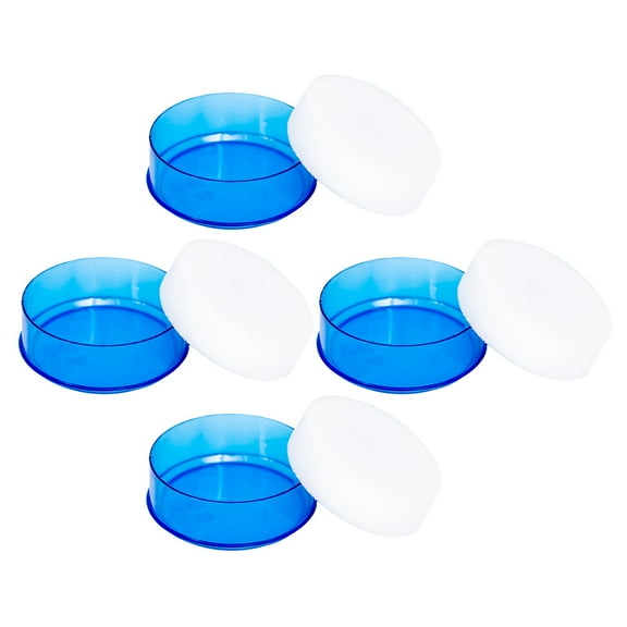 SOPOTUTU 4Pcs Finger Paper Moistener Blue Sponge for Sorting