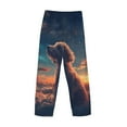 thumbnail image 3 of Fotbe Starry Sky Cloud Puppy Men's Pajama Pants,Sleepwear Pants,Pj Bottoms Drawstring And Pockets-Medium, 3 of 7