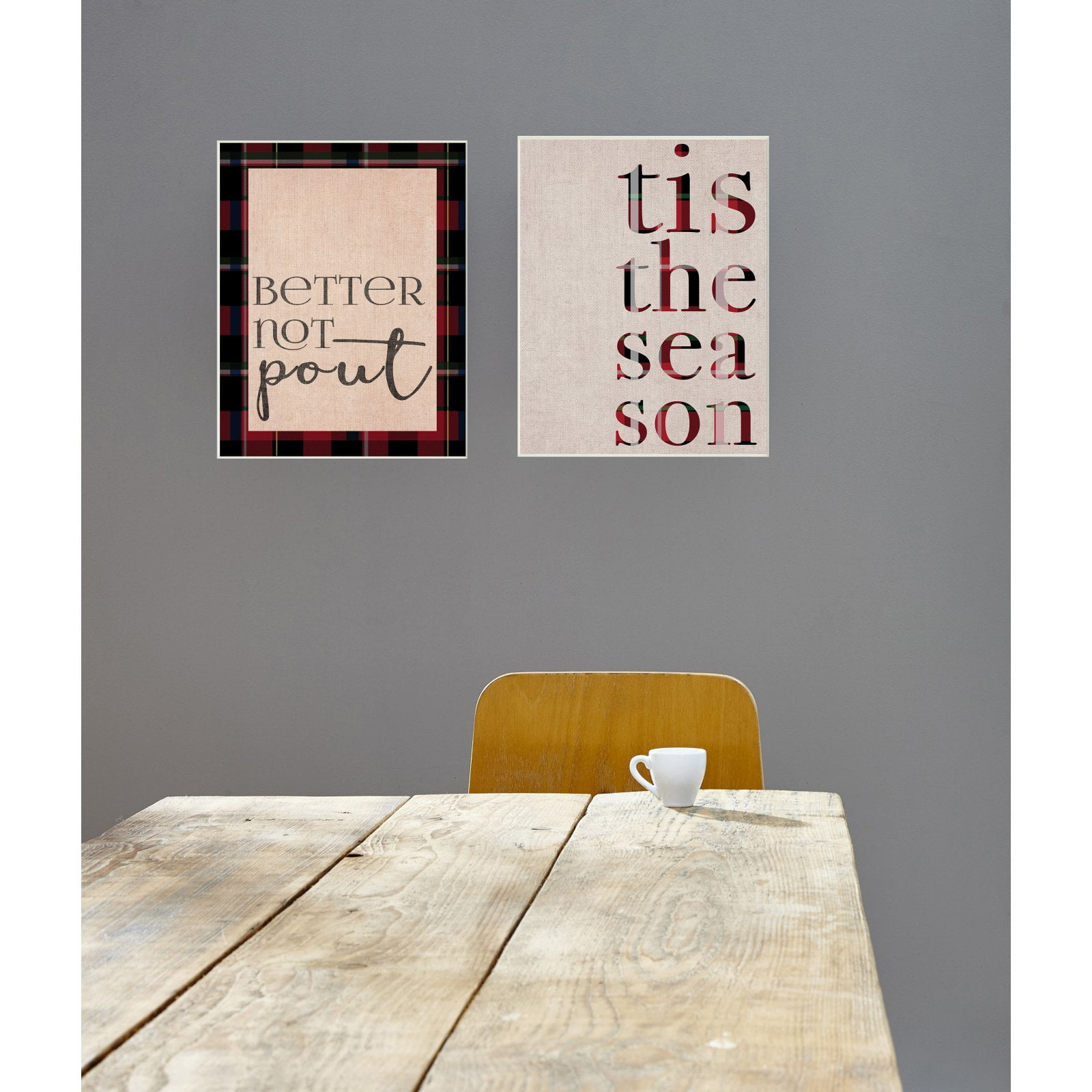 The Stupell Home Decor Collection Better Not Pout Humor Typography Wall Plaque Art, 10 x 0.5 x 15