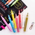 thumbnail image 3 of Hot Sale School Supplies College Hook Pen Watercolor Pen Pen 12 Color Doodle Marker 7ml Erasable Line Pen Color Office Stationery, 3 of 9