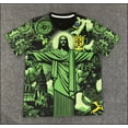 thumbnail image 1 of Jersey Clásico De Manga Corta De Verano Verde Edición Especial De La Diosa BrasileñaXXL, 1 of 2