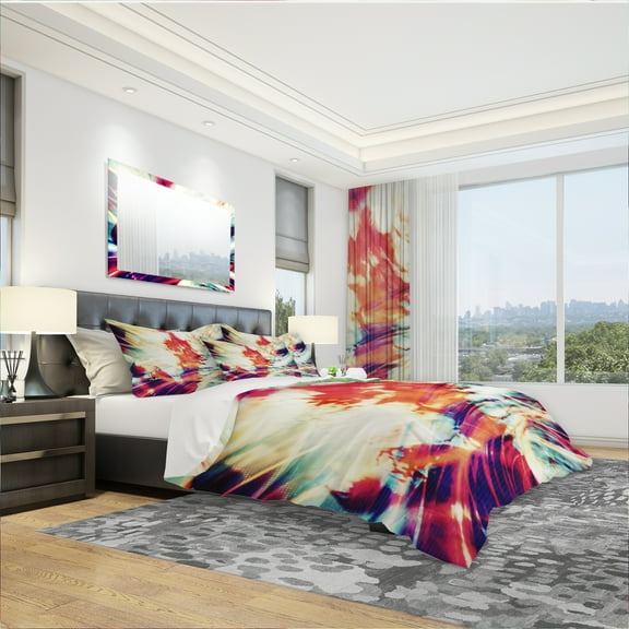 Designart 'Winds of The World' Modern & Contemporary Duvet Cover Set