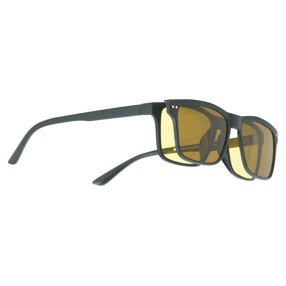 Eagle Eyes 2-In-1 Classic Frame Sunglasses with Clip-On, Size: One Size
