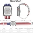thumbnail image 3 of United States Usa America Flag Watch Band For Apple Wristband Band For Iwatch Series Soft Silicone 38mm*40mm, 3 of 6