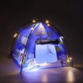 thumbnail image 5 of Miniature Tent with LED Lights for - 6.7 inch Tiny Camping Tent with Warm String Lights, Perfect for Fairy Garden, Diorama, Miniature Scene, Doll Accessories & Room Decor, 5 of 9