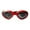 Red, variant on erfcxs Small Dog Sunglasses Eye With Adjustable Strap Puppy Oval Shaped Fog Pet Goggles Dogs Durable Sunglasses