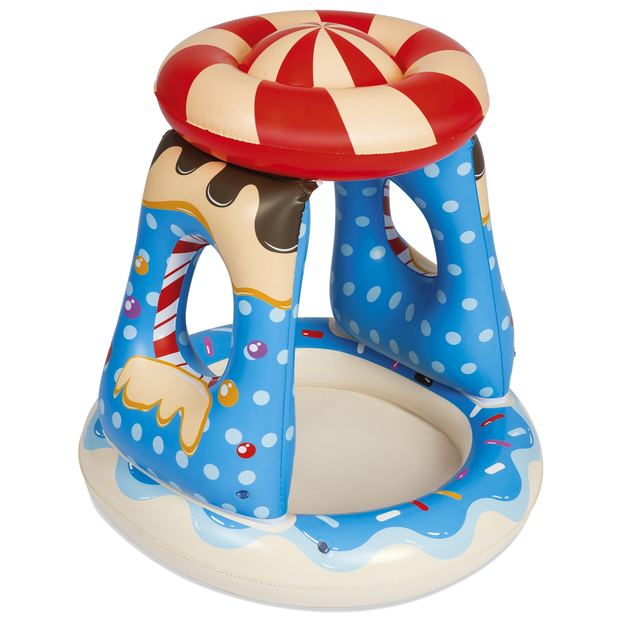 H2OGO! Inflatable Candyville Playtime Pool for Kids, Fun