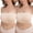 Beige, variant on Plus Size Strapless Bras for Women,Seamless Non-Slip Comfort Wireless Bandeau Bra,Includes Free Bra Straps(Beige,2XL,2 Pcs)