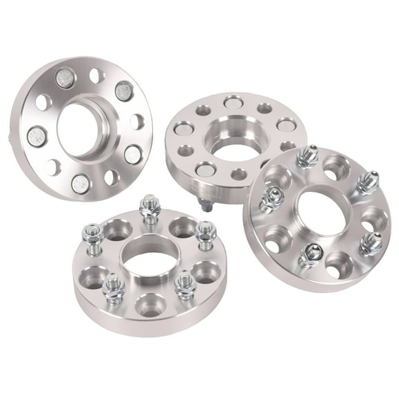 EGOESWELL 4PCS 25mm Wheel Adapters 5x112 to 5x114.3 (Hub to Wheel) with 66.6cb 12x1.5 Lugs A0475A0039