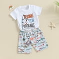 thumbnail image 3 of BemeyourBBs Toddler Baby Boy Girl Summer Clothes Daddy's Fishing Buddy Tee Shirt+Shorts Set Fishing Outfit 6 9 12 18 24Month 2t 3t, 3 of 7