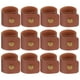 thumbnail image 1 of Uxcell 12Pcs Anillos de Servilleta de Cuero Decoración de Mesa Rústica Acción de Gracias Marrón, 1 of 7