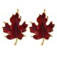 thumbnail image 1 of 1 Pair Stud Earrings Elegant Maple Leaf Stud Earrings Women Earrings Autumn Earrings Thanksgiving Dainty Jewelry for Fall, 1 of 4
