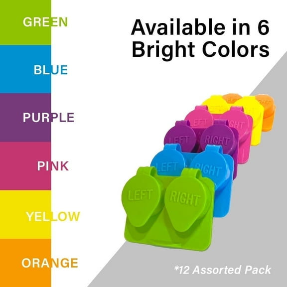 Contact Lens Cases Assorted Colors-12 Pack