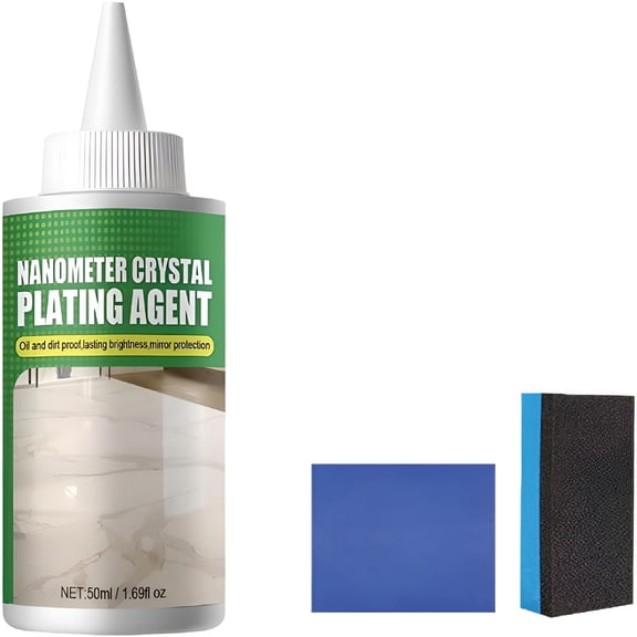 VELIMO Nano Crystal Coating Agent for Tile&Furniture,Granite Countertop Cleaner And Sealer with Protection,Quartz Marble Stone Polish Cleaner for Permanent Hold&Shine Effect Fast Drying (1Pcs)