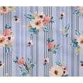 thumbnail image 4 of oneOone Cotton Flex Fabric Stripe|Watercolor Leaves & Peony Floral Print Fabric By The Yard 40 Inch Wide, 4 of 4