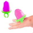 thumbnail image 5 of 2 Pack Ice Pop Maker Jewel Ring Popsicle Mold Reusable Frozen Dessert Treats DIY, 5 of 6