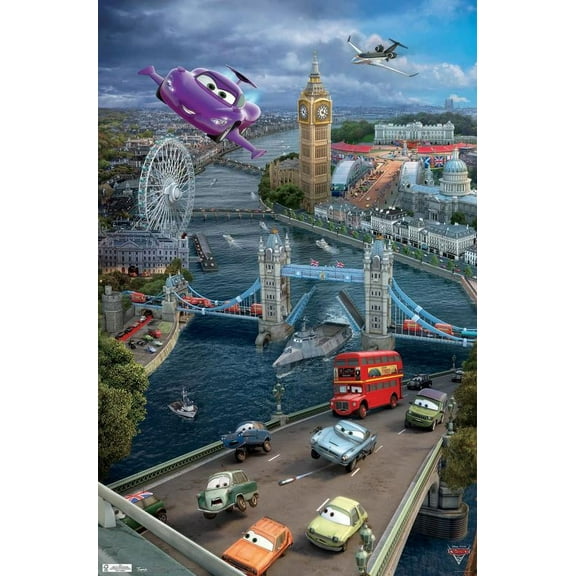 Trends International Cars 2 - Triptych 2 Poster