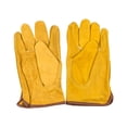 thumbnail image 2 of Guantes de jardinería antideslizantes a prueba de espinas guantes de trabajo de cuero con protección de manos antipinchazos 1 par Kearding HA5715-01B, 2 of 6