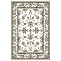 Radici Usa Pisa Area Rug 1780 Bone Bordered Vines 3' 3" x 4' 11" Rectangle