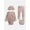 Mocha Meringue, variant on Disney Winnie the Pooh Unisex Baby Allover Print Take Me Home Layette Outfit Set, 4-Piece, Sizes Preemie-6/9M