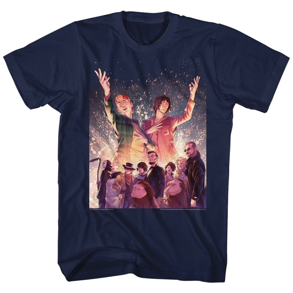 Bill And Ted Movie Funny Comedy Bill & Ted Sparkle Adult TShirt Tee
