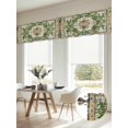 thumbnail image 6 of 2 Panels Green Boho Valance for Windows, Vintage Ethnic Tribe Southwestern Light Filtering Kitchen Curtains, Rod Pocket Window Treatment Curtain Valances for Living Room Bedroom, 54"x18", 6 of 9