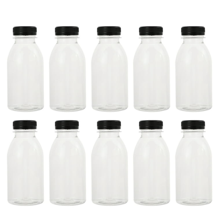 Bottles Drink Plastic Empty Bottle Water Containers Beverage Storage Lids  Clear Caps Reusable Mini Fridge Juicing Simple