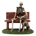 thumbnail image 6 of Ebros DOD Love Never Dies Skeleton Man Patting His Dog By Park Bench Figurine, 6 of 8