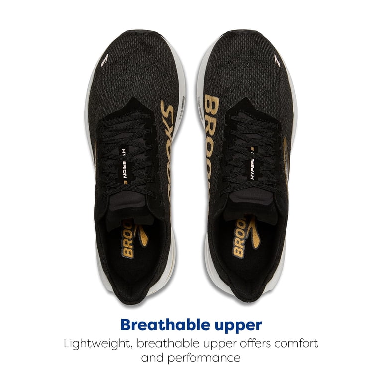 Brooks Hyperion 2 Mens 12 Black Gold DNA Running Shoes Sneakers 1104321D098 Brooks Hyperion 2 Black Gold Pink Men Racing Running Shoes  main image 4