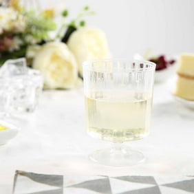 Balsacircle Clear 50 Pcs 1 Oz Disposable Plastic Shot Glasses