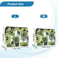 thumbnail image 4 of FORMRS 15-15.6 inch Laptop Sleeve Case Soft Carrying Quilted Computer Bag Cover, Gray Floral, 4 of 7