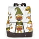 thumbnail image 1 of Disketp Hello Autumn Mochila de Cuero para Mujer, Bolso de Espalda Antirrobo con Estilo para Viaje, Trabajo y Uso Diario, 1 of 4