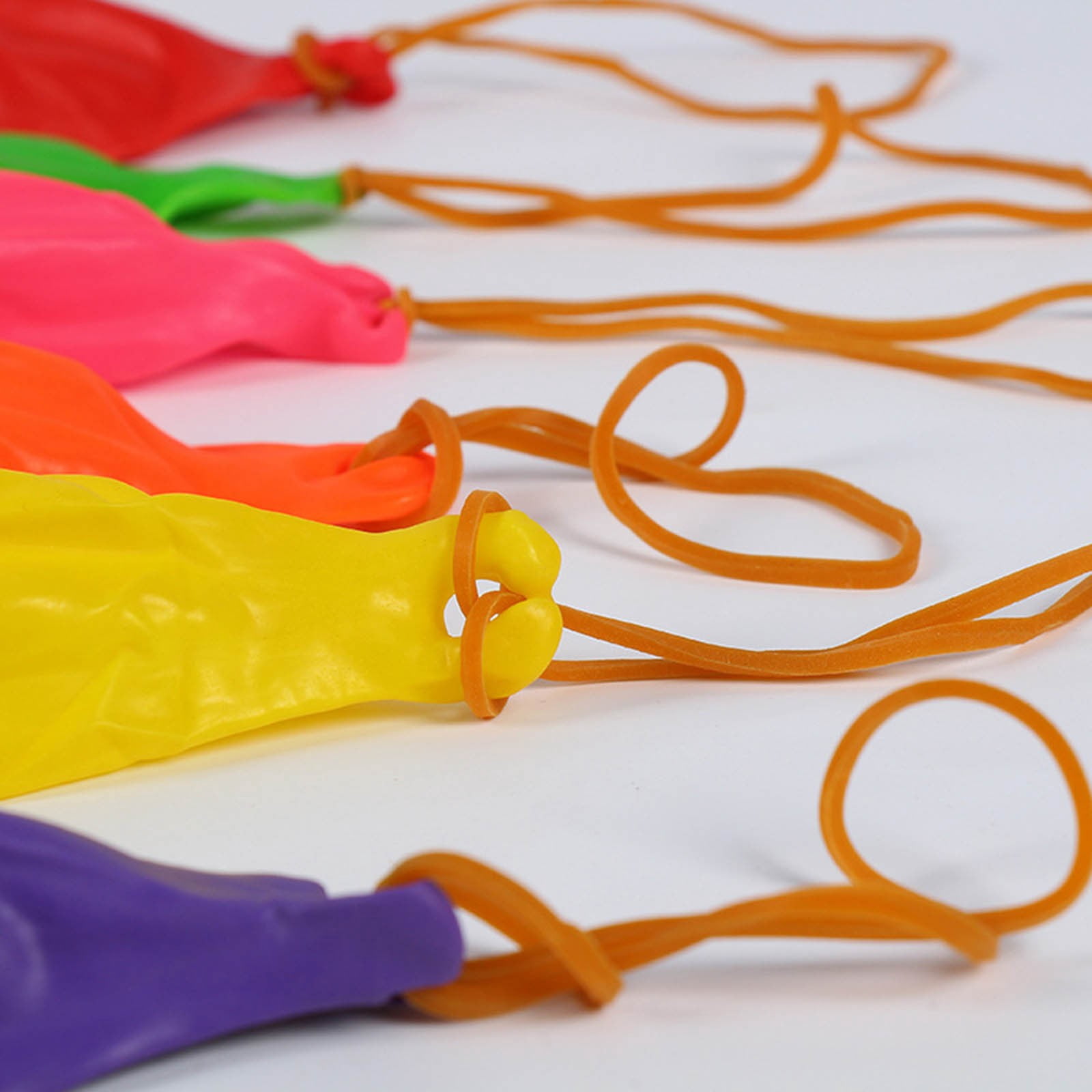 50 Ballons à Frapper (punch Balloons) Avec élastiques | Latex Coloré | Pour Fête, Anniversaire, Jeux D'enfants - 2