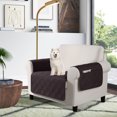 thumbnail image 3 of TAOCOCO Waterproof Sofa Cover Non Slip Chair Seat Covers for 1 2 3 Seater Couch Machine Washable Sofa Slipcover with Side Pockets Leakproof Furniture Protector for Dogs Kids Pets, Chocolate, 3 of 9