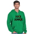 thumbnail image 5 of Juicing Superfood Healthy Lifestyle Zip Up Hoodie Men's Women's Brisco Brands 2X, 5 of 6