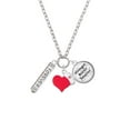 thumbnail image 2 of Delight Jewelry Forever Bar - Red Heart Nurse Strong Zoe Necklace, 2 of 4