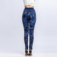 thumbnail image 4 of Leggings para mujer, leggings estampados, leggings de imitación de vaqueros, leggings ajustados de fitness, leggings elásticos sin costuras., 4 of 5
