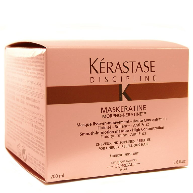 tilbede Produkt Med det samme Kerastase Discipline Hair Masque Hair Maskeratine 200ml or 6.8oz Hair Mask  - Walmart.com