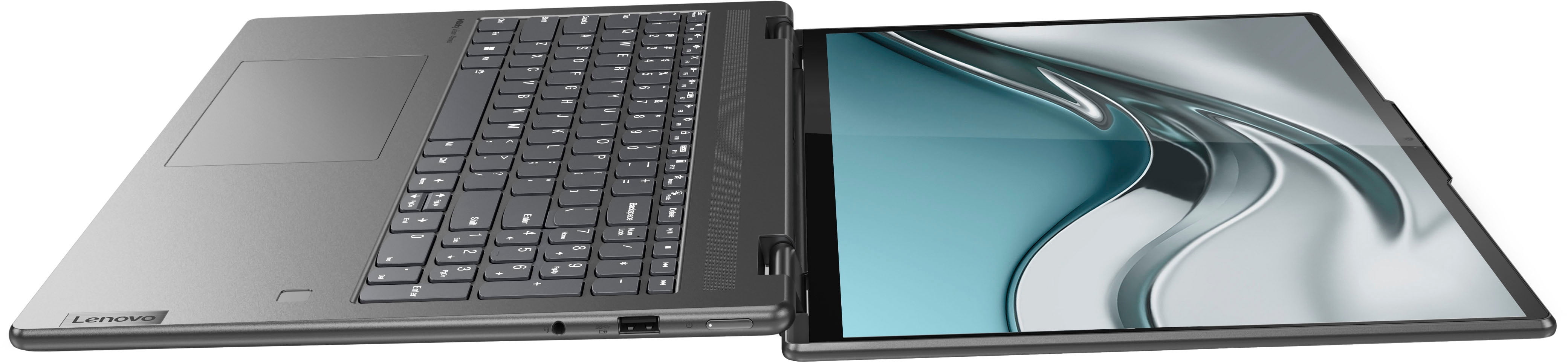 Lenovo Yoga 7 16.0in Touchscreen WQXGA IPS 2-in-1 Laptop (Intel i5-1240P 12-Core, Intel Iris Xe, 8GB LPDDR5 4800MHz, 256GB SSD, Backlit KYB, Fingerprint, WiFi 6E, BT 5.2, Win11Home)