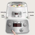 thumbnail image 4 of 2024 Yogurt Maker,3 In 1 Greek Yogurt Maker Machine,can Make Yogurt/natto/rice Wine,automatic Digital Yogurt Machine With Time Control,1.2 Quart Glass, 4 of 5