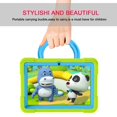 thumbnail image 3 of Dteck Case for Amazon Fire HD 8 / Fire HD 8 Plus (10th Generation, 2020 Released) - Heavy Duty Hybrid Shockproof Handle Case Protective Cover with 360 Rotating Kickstand, Green/Blue, 3 of 9