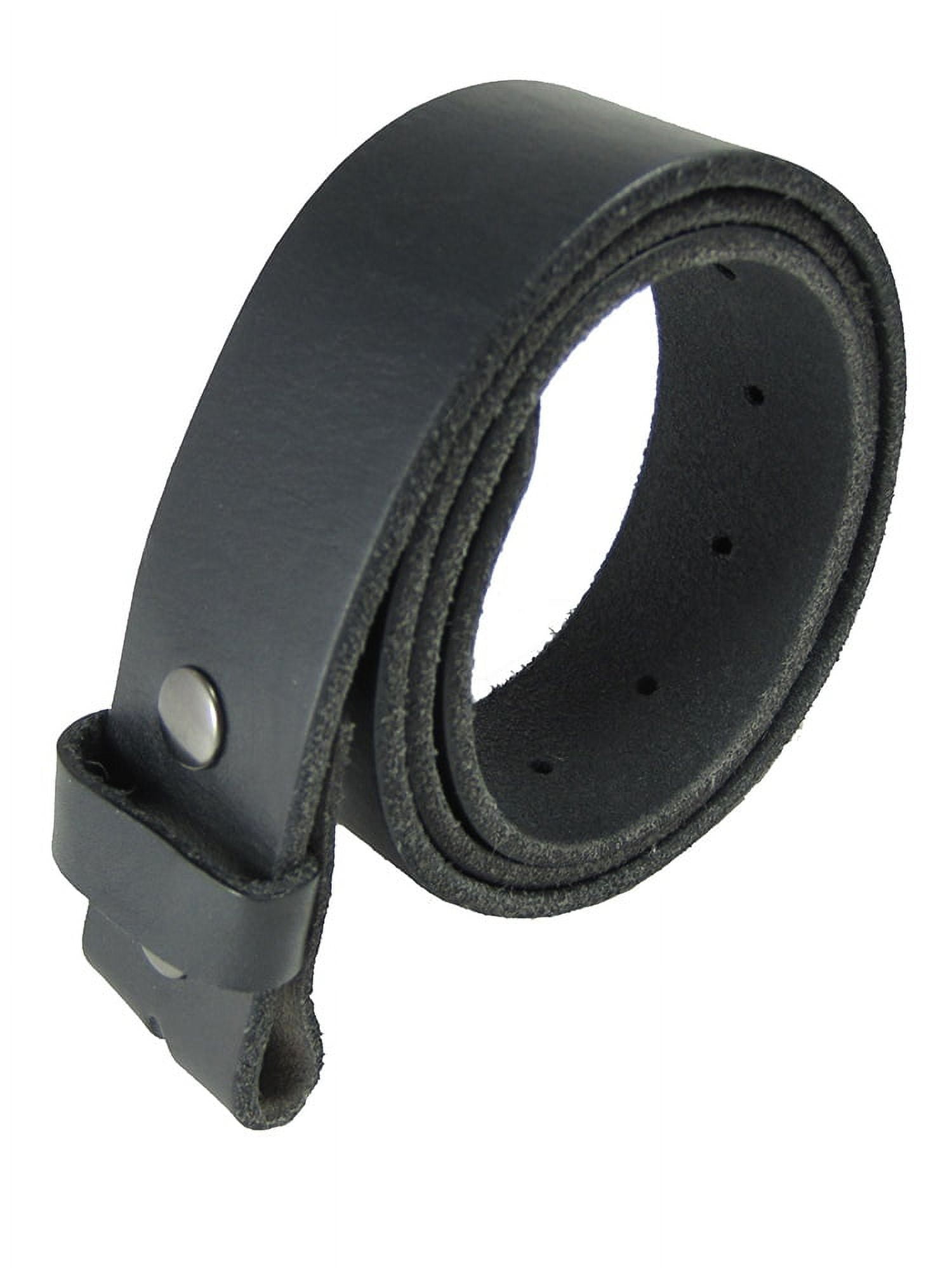 Leather Belt Strap Ebony Black PreciseFit‚Ñ¢ Ratchet Belt Leather Strap main image 4